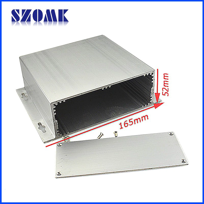 Wall mounting extruded aluminum enclosure for electronic device AK-C-A29 52*130*165mm