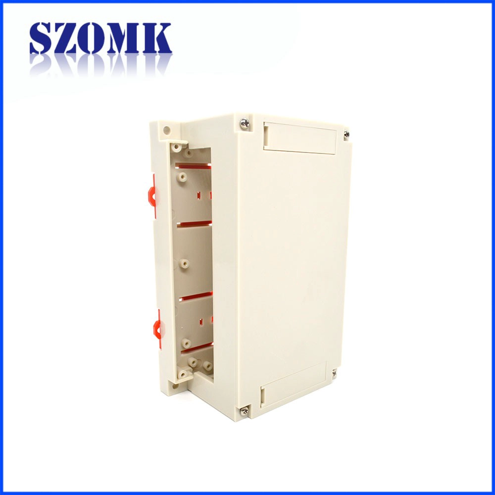Wall mounting plastic din rail industrial control abs housing instrument box for pcb AK-P-30 155*110*60mm