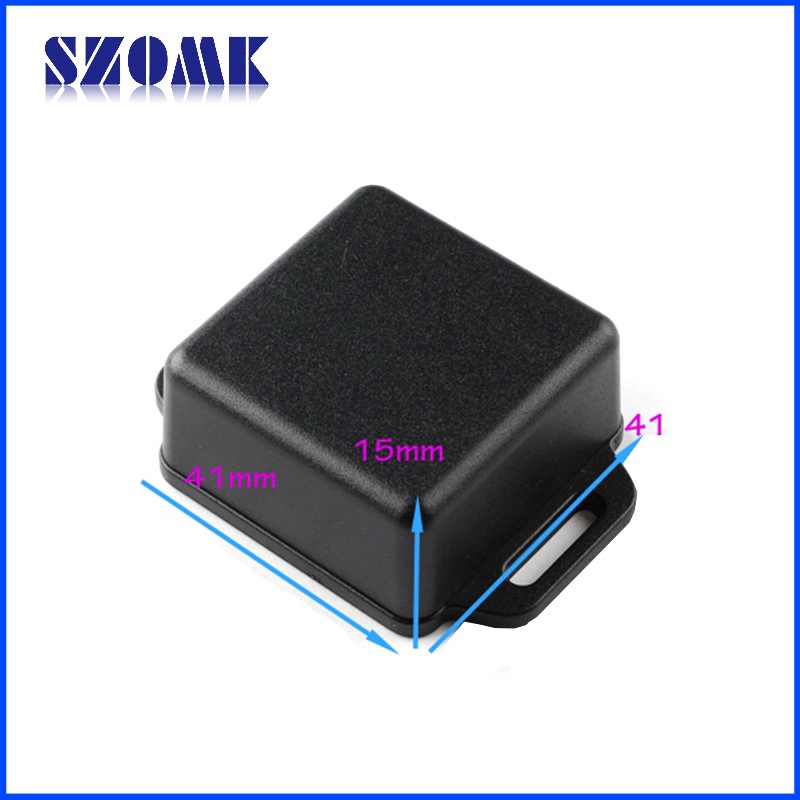 Wall mounting plastic diy abs enclosures AK-W-39 ,41x41x15 mm