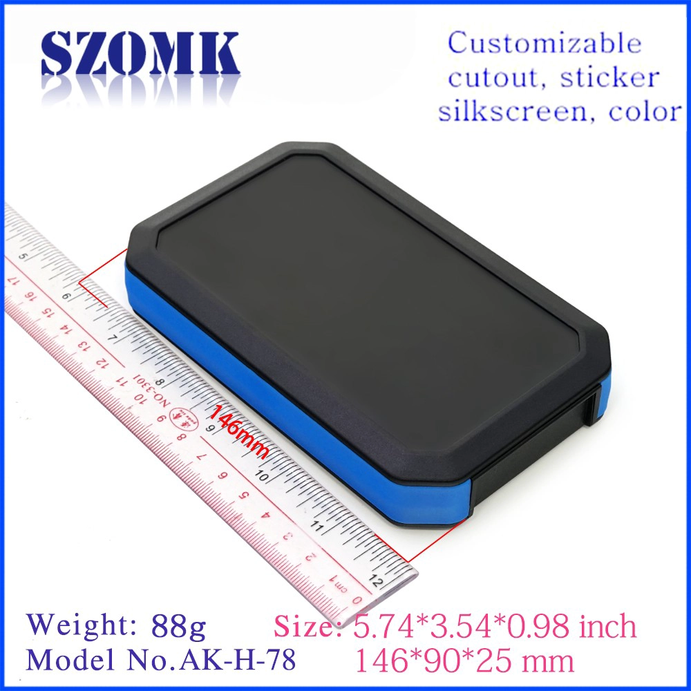 Project Boxes AK-H-78 146*90*25mm Waterproof Plastic Handheld Enclosure PCB Connection Box