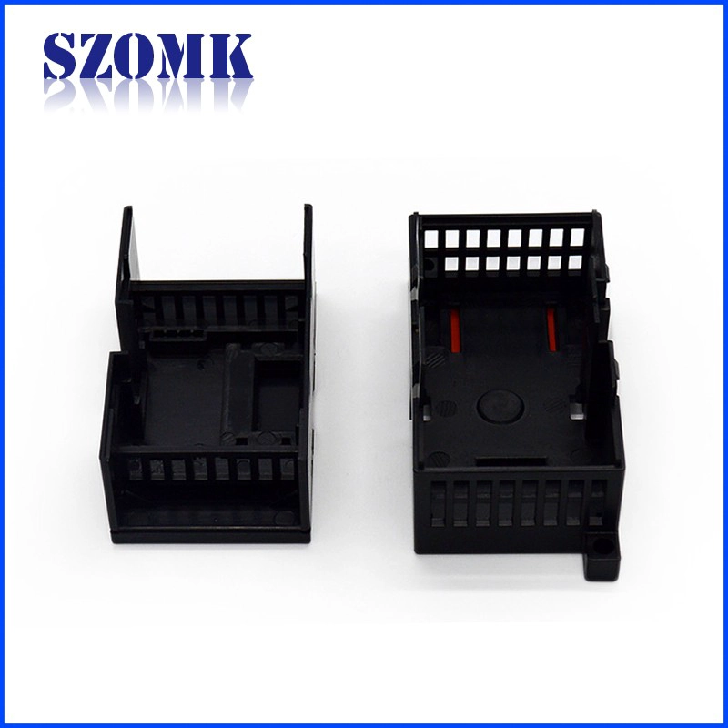 couleur noire d'abs pour la boîte industrielle de boîtiers de plc de rail din AK-DR-34 93 * 61 * 45mm