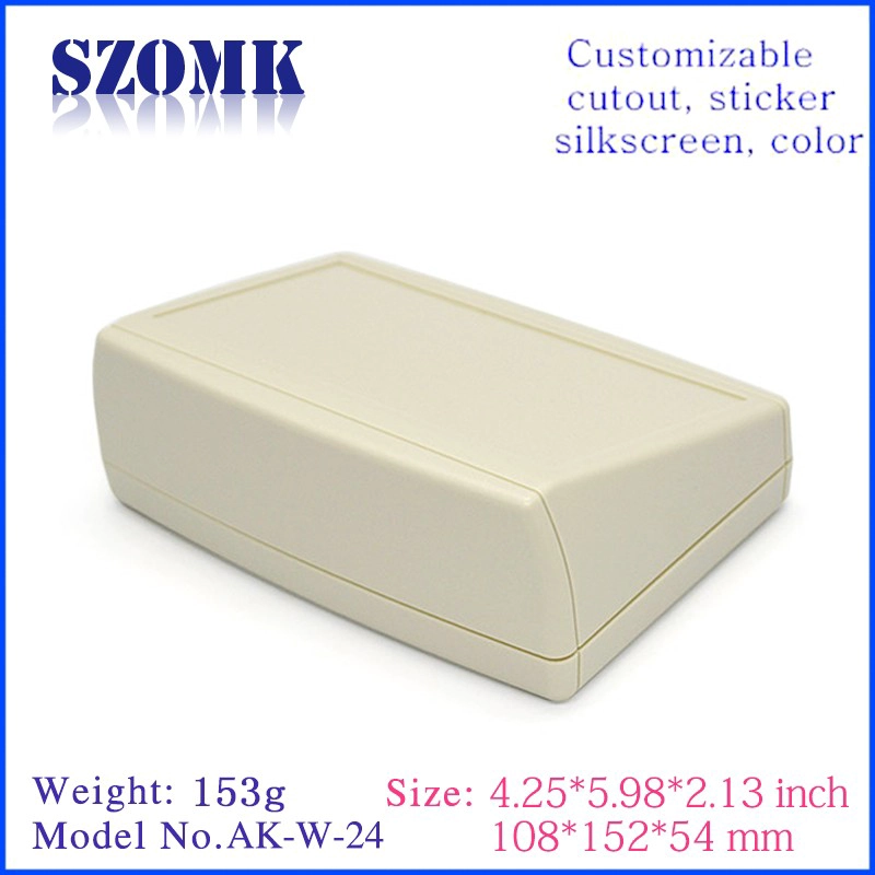 Shenzhen abs electronic plastic enclosure 108X150X54mm molded component wall mounting supply/AK-W-24
