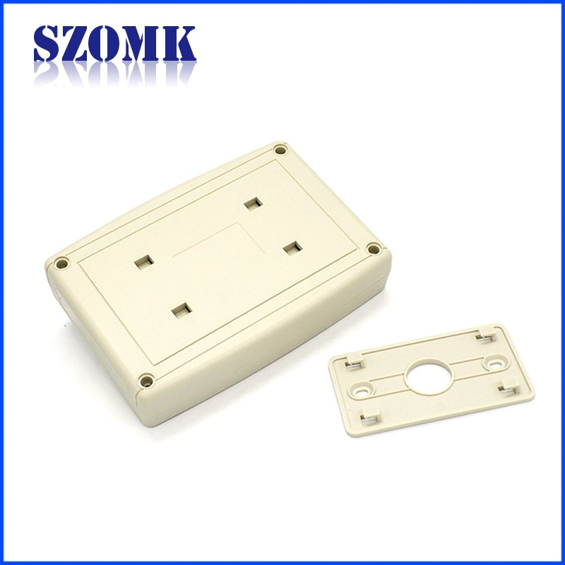 Shenzhen abs electronic plastic enclosure 108X150X54mm molded component wall mounting supply/AK-W-24
