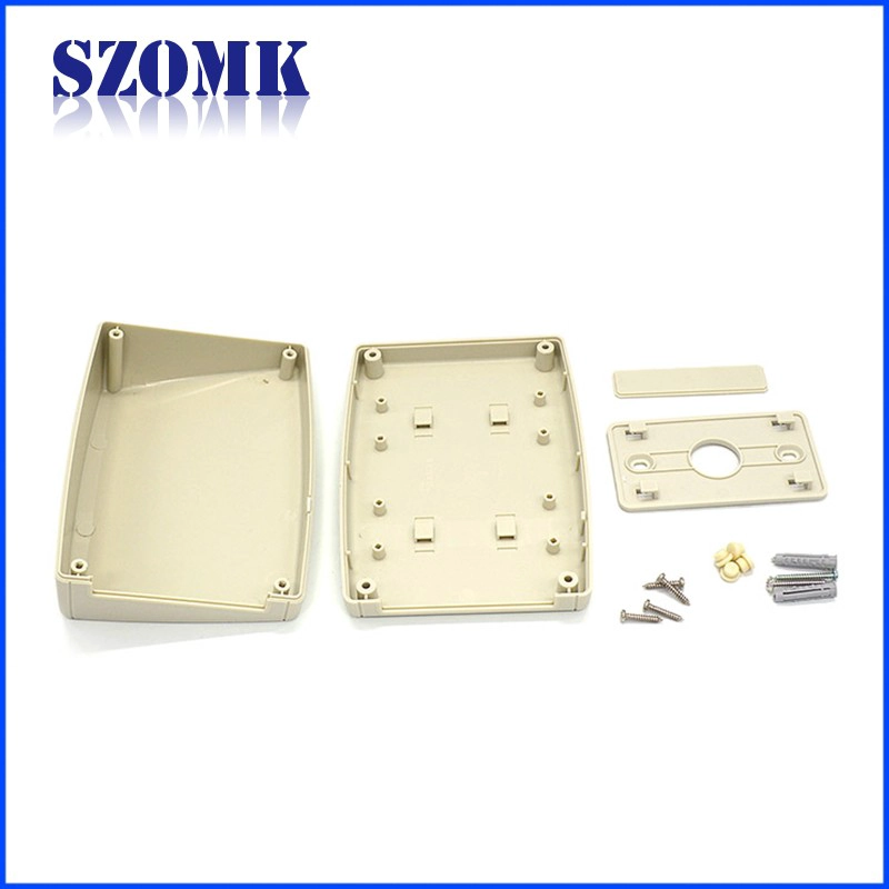 Shenzhen abs electronic plastic enclosure 108X150X54mm molded component wall mounting supply/AK-W-24