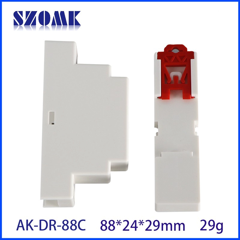 abs plastic box din rail enclosure electronic equipment industrial box AK-DR-88C