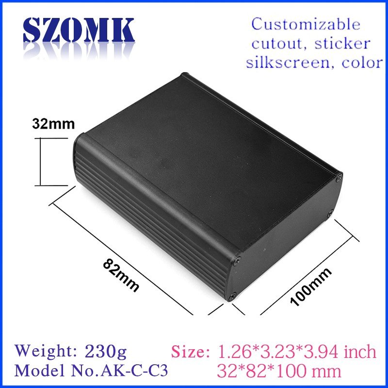 aluminum electronics enclosure distribution box outlet project box