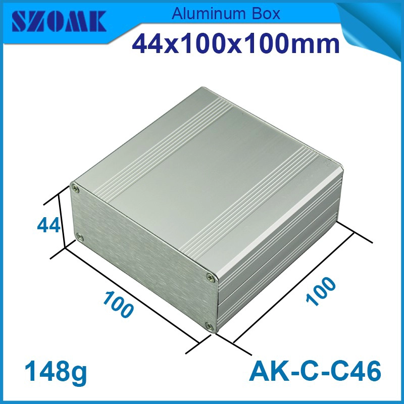 aluminum extrusion case custom electronic pcb enclosure AK-C-C46 44*100*100mm