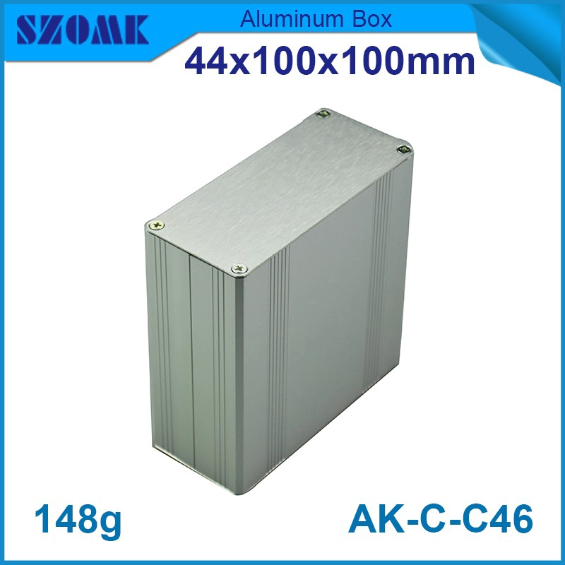 aluminum extrusion case custom electronic pcb enclosure AK-C-C46 44*100*100mm