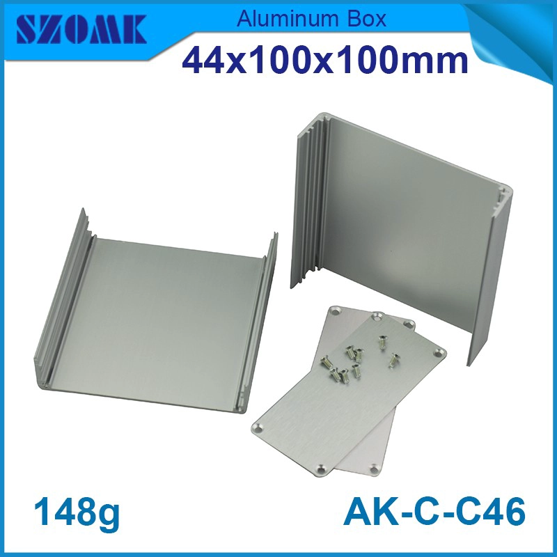 aluminum extrusion case custom electronic pcb enclosure AK-C-C46 44*100*100mm