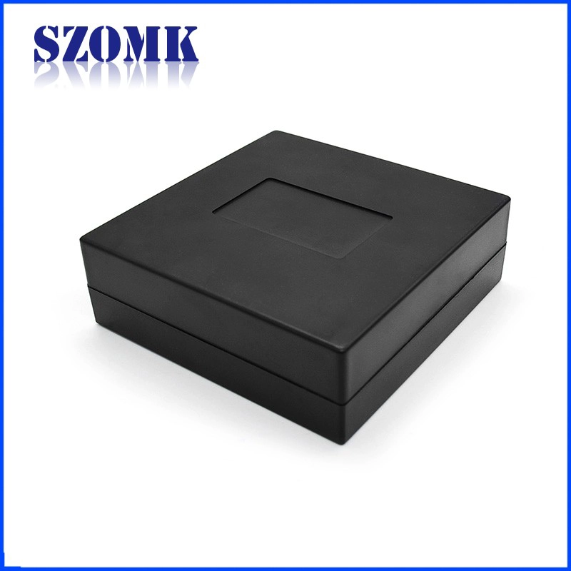 contenitore di plastica di recinzione del caso di progetto dell'ABS del recinto diy nero contenitore di plastica dell'attrezzatura della scatola elettrica 99 * 99 * 33mm per il PWB