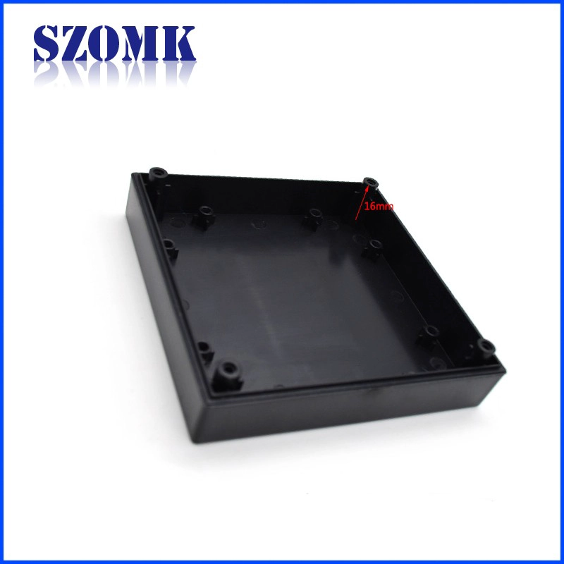 contenitore di plastica di recinzione del caso di progetto dell'ABS del recinto diy nero contenitore di plastica dell'attrezzatura della scatola elettrica 99 * 99 * 33mm per il PWB