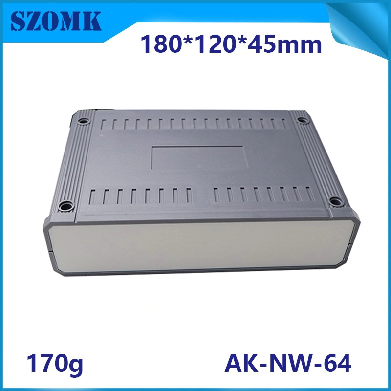 Box Router Gehäuse 180 * 120 * 45mm Kunststoff Elektronik Fernbedienungsnetzwerk Gehäuse Kunststoffkoffer