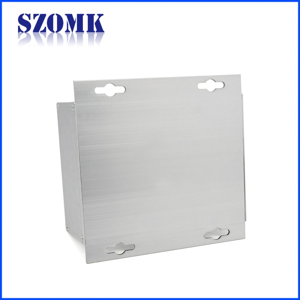 cost saving aluminum controller metal junction enclosure amplifier with heat sink profile size 130*128*52mm