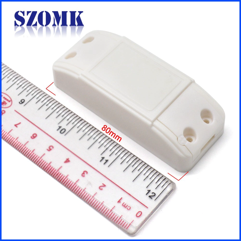 cost saving plastic enclosure customized LED power supplier shell houisng size 80*32*21mm