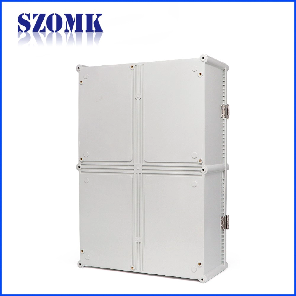customizable IP65 waterproof enclosure junction box hinged plastic electrical box waterproof instrument housing 560*380*185mm AK-02-34-JK szomk plastic device control enclosure box