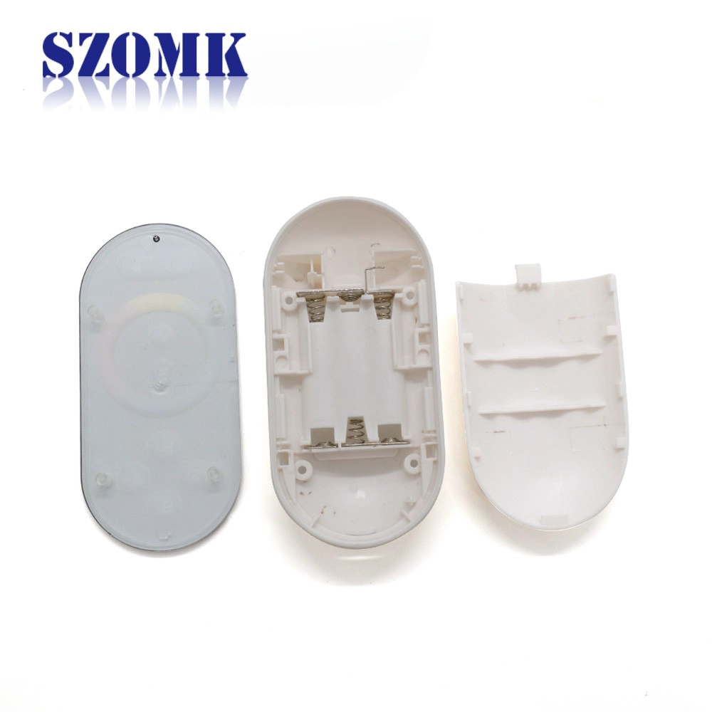 customized plastic LED smart home product remote control enclosure size 114*55*25mm