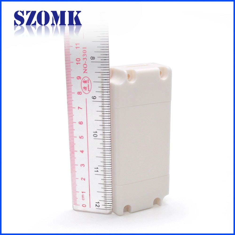 customized plastic electronic junction box for power supplier size 100*43*21mm