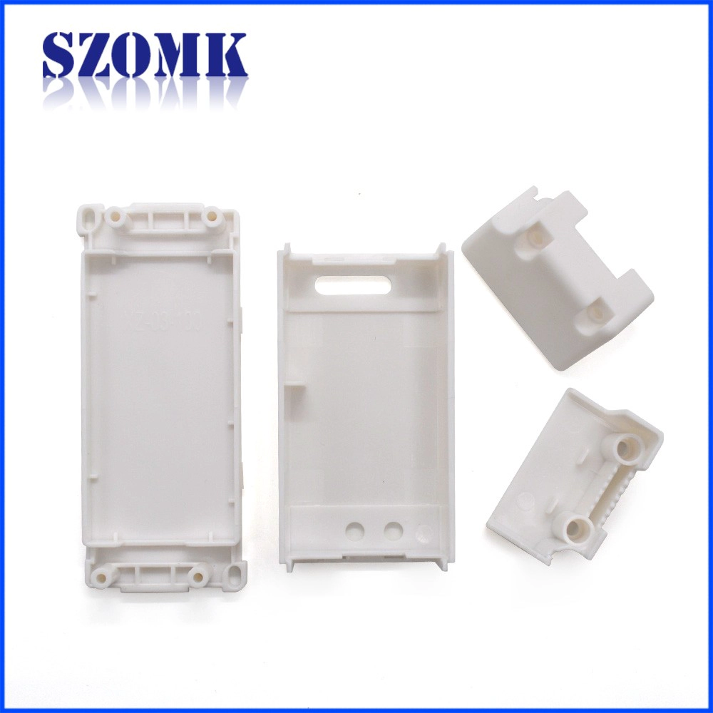 customized plastic electronic junction box for power supplier size 100*43*21mm