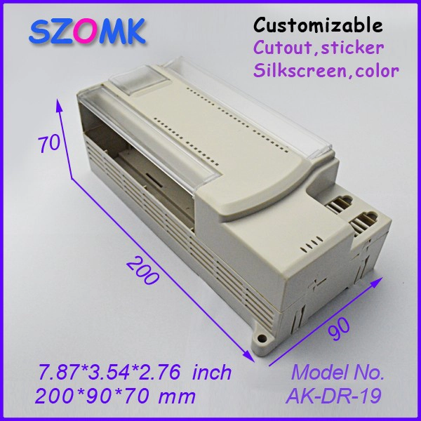 din rail plastic pcb board holders,AK-DR-19