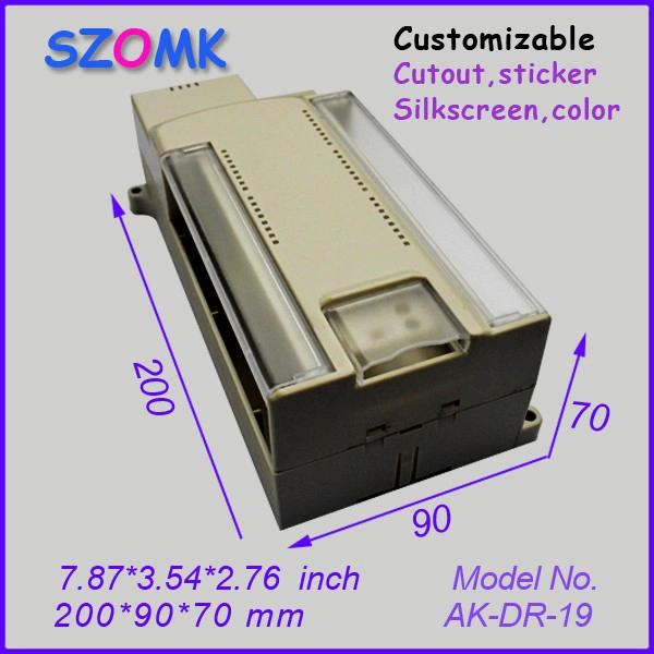 din rail plastic pcb board holders,AK-DR-19