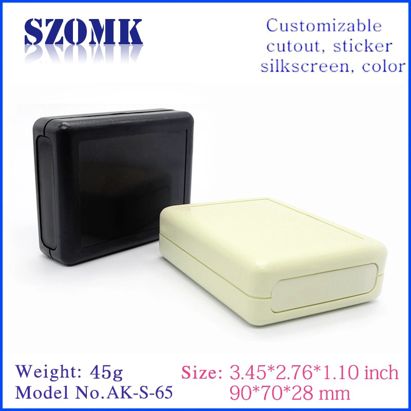 scatola elettrica Fai da te di plastica coprire custodia distribuzione casella 90 * 70 * 28mm szomk caldo vendita cassa controllo progetto AK-S-56