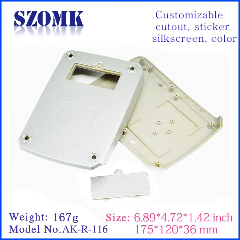electrical plastic card reader enclosure szomk plastic housing