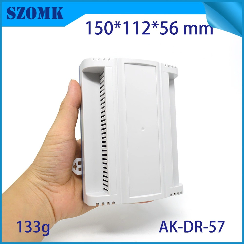 electronic box enclosure din rail enclosure ABS plastic for electronic device 150*112*56 mm