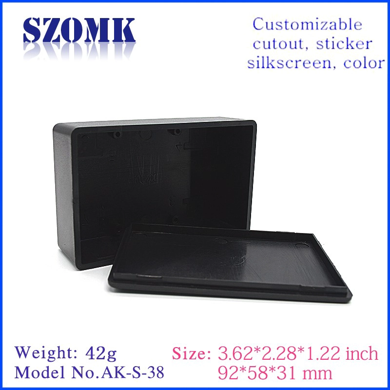 electronics plastic enclosure plastic enclosure box sensor AK-S-38 31*58*92mm