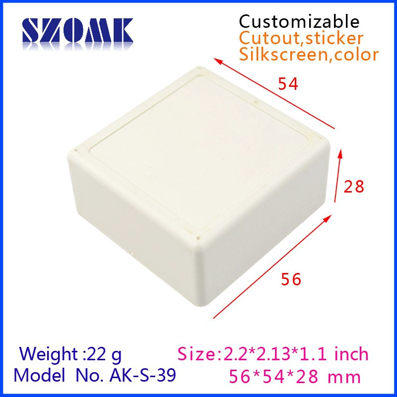 electronics standard plastic enclosure boxes junction boxes AK-S-39