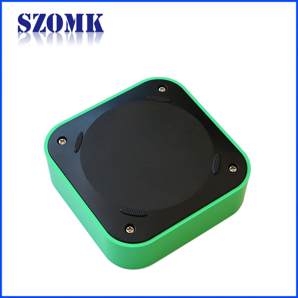 excellent texture plastic electronic enclosure for smart home wireless control housing 98*98*32mm smart wifi controller plastic enclosures for electronics casing AK-S-123