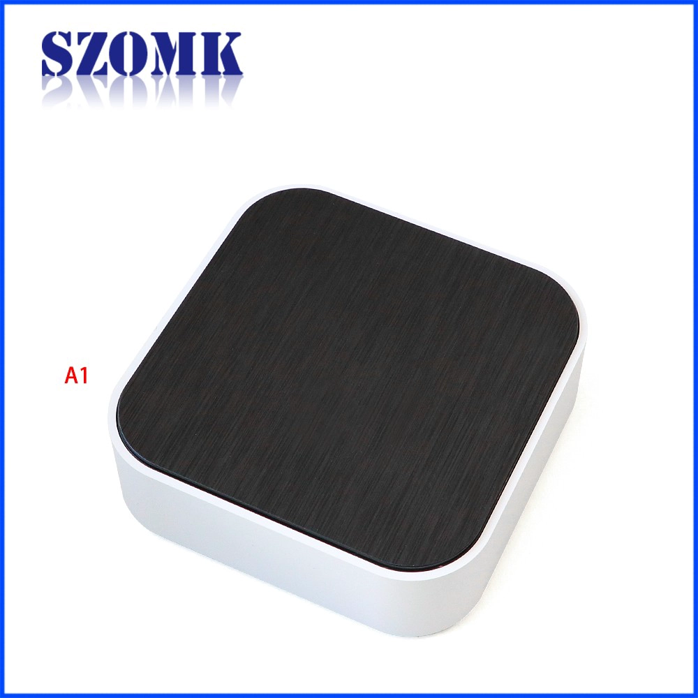 excellent texture plastic electronic enclosure for smart home wireless control housing 98*98*32mm smart wifi controller plastic enclosures for electronics casing AK-S-123