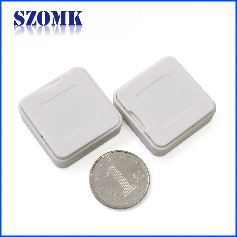 factory price plastic bluetooth base station housing detector enclosure size 33*33*10mm