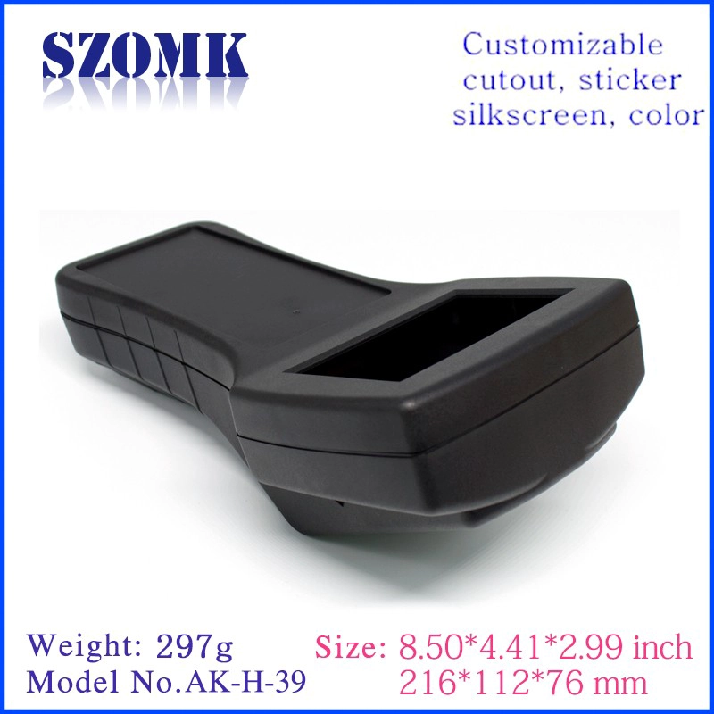 handheld plastic enclosure for electronics equipment housing AK-H-39