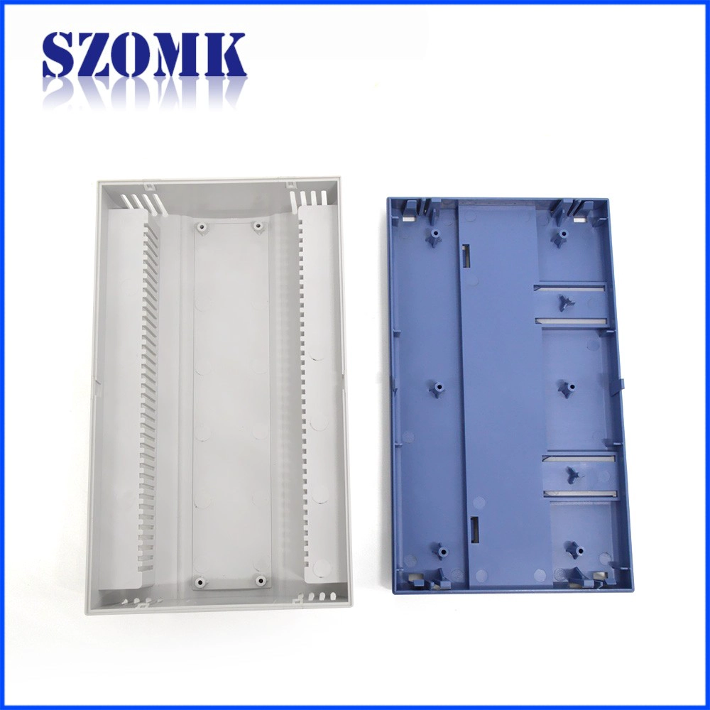 high quality 193 X 112 X 56 mm electronic din rail module enclosure supply