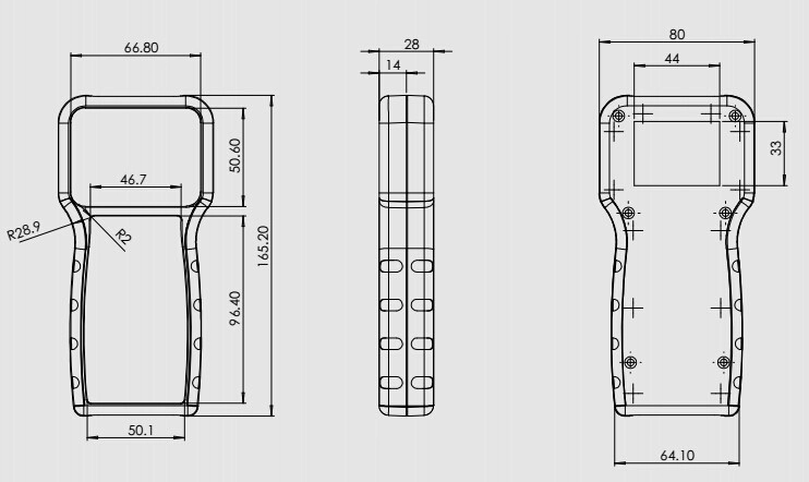 Высокое качество IP54 пульт дистанционного управления пластиковый корпус распределительная коробка AK-H-42 166 * 80 * 28