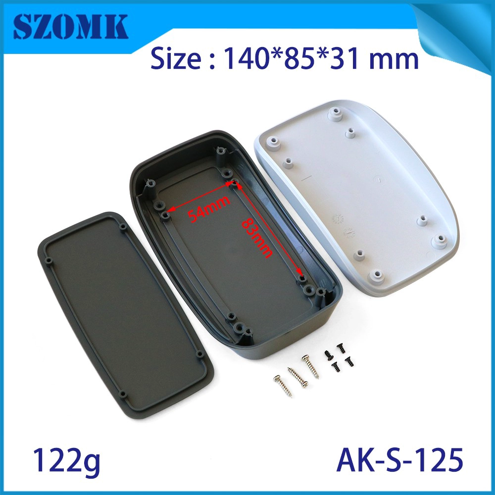 고품질 IP54 원격 제어 플라스틱 인클로저 공장 AK-S-125 140 * 85 * 31mm