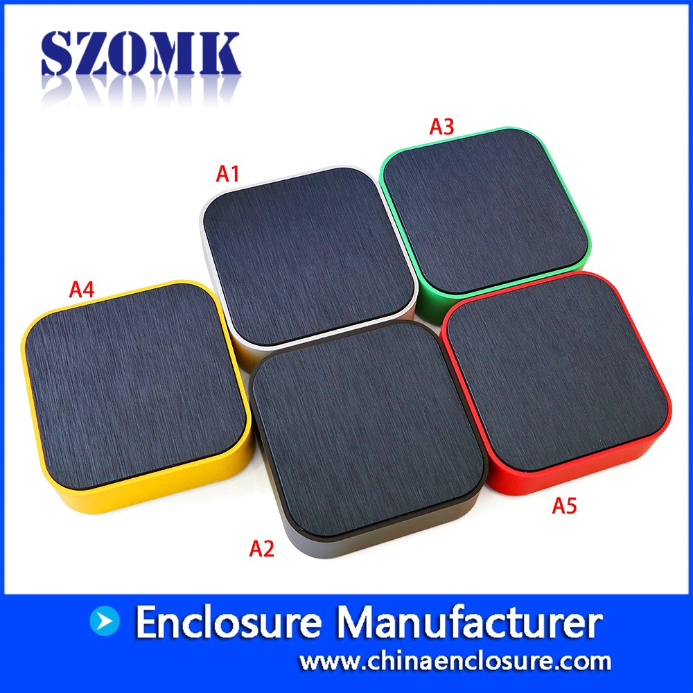 caja electrónica de alta calidad personalizada caja de conexiones de plástico caja electrónica AK-S-123 98 * 98 * 32 mm
