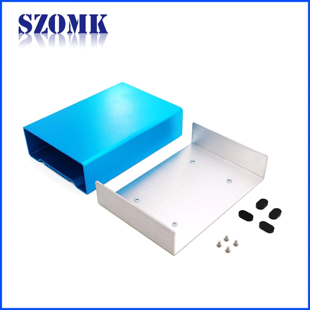 high quality instrument aluminum profile enlcosure DIY electronic alloy aluminum chassis heat sink 46*120*170mm