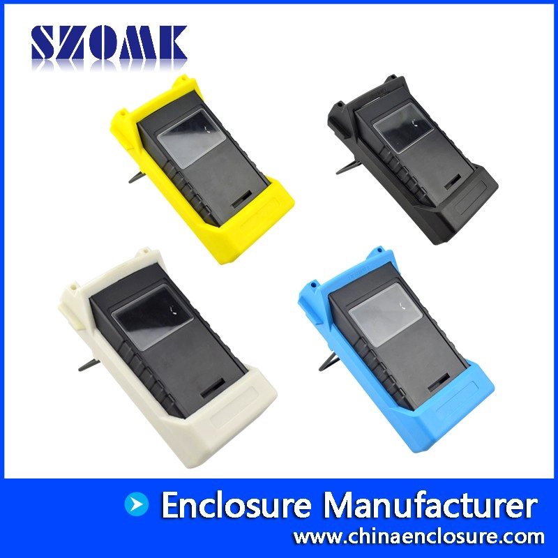 chaud vente abs boîtier en plastique de l'électronique avec support de la batterie 2 AA AK-H-34