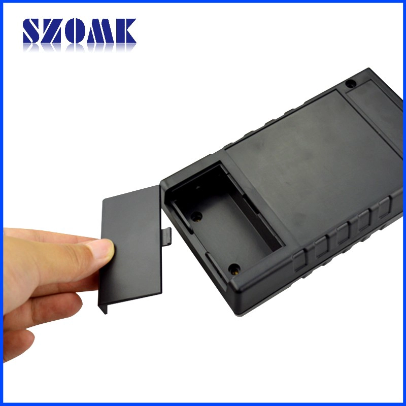 chaud vente abs boîtier en plastique de l'électronique avec support de la batterie 2 AA AK-H-34