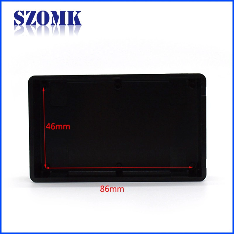 hot selling abs material electronics black plastic enclosure plastic instrument project box, plastic housing