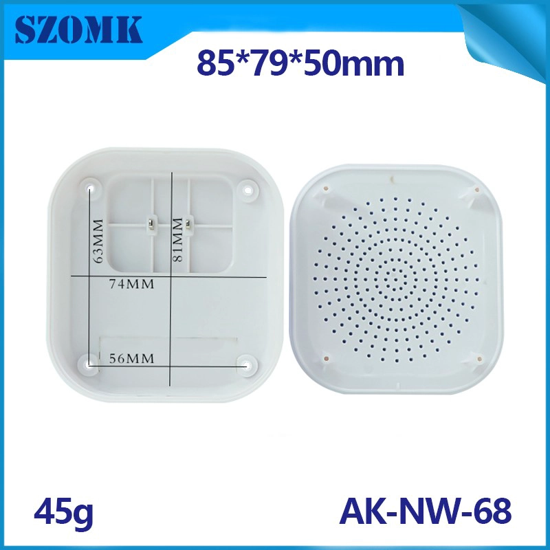 iOT smart home plastic enclosures Wireless sensor enclosures humidity and Temperature housing smoke sensing shell AK-NW--68