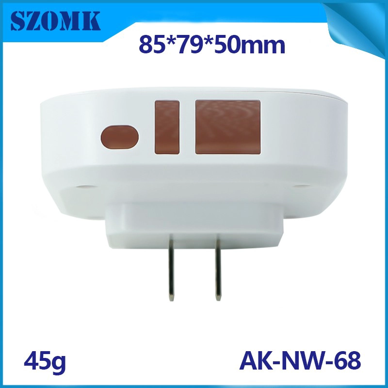 iOT smart home plastic enclosures Wireless sensor enclosures humidity and Temperature housing smoke sensing shell AK-NW--68