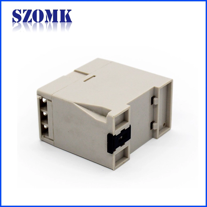indusrial plastic din rail electronic relay enclosure manufacture plastic dinrail casing with 75*71*43mm