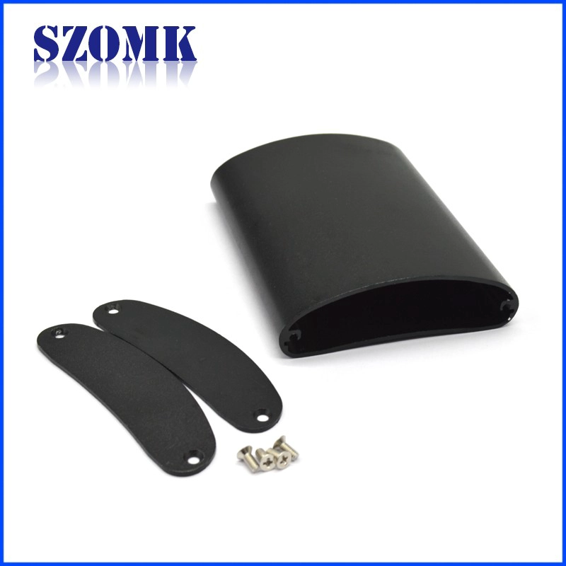 industrial aluminum electronic project enclosure custom aluminum amplfier casing with 91*70*20mm