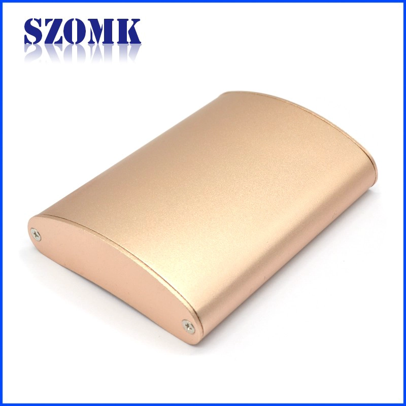 industrial aluminum electronic project enclosure custom aluminum amplfier casing with 91*70*20mm