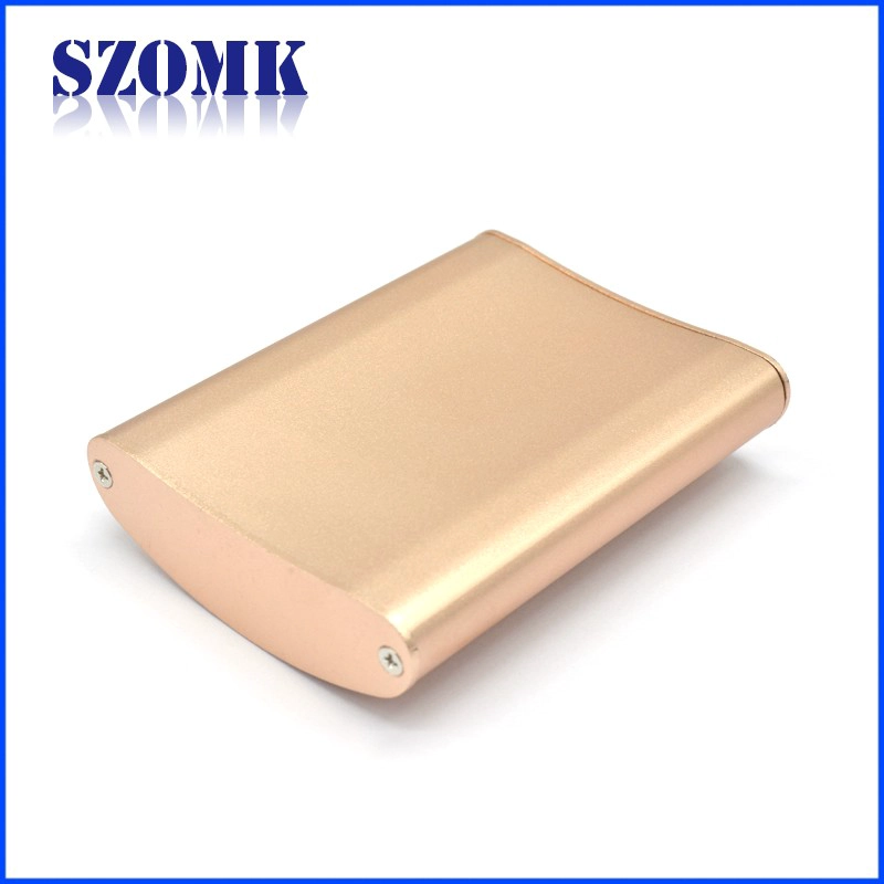 industrial aluminum electronic project enclosure custom aluminum amplfier casing with 91*70*20mm