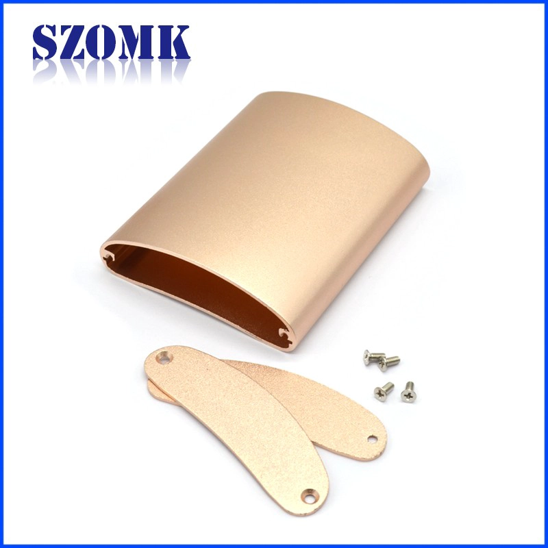industrial aluminum electronic project enclosure custom aluminum amplfier casing with 91*70*20mm