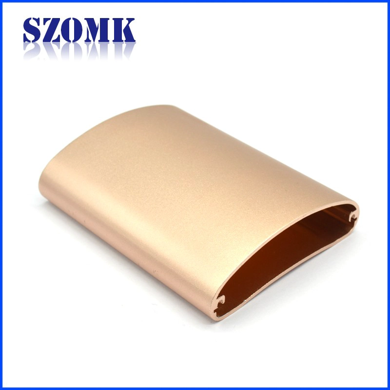 industrial aluminum electronic project enclosure custom aluminum amplfier casing with 91*70*20mm