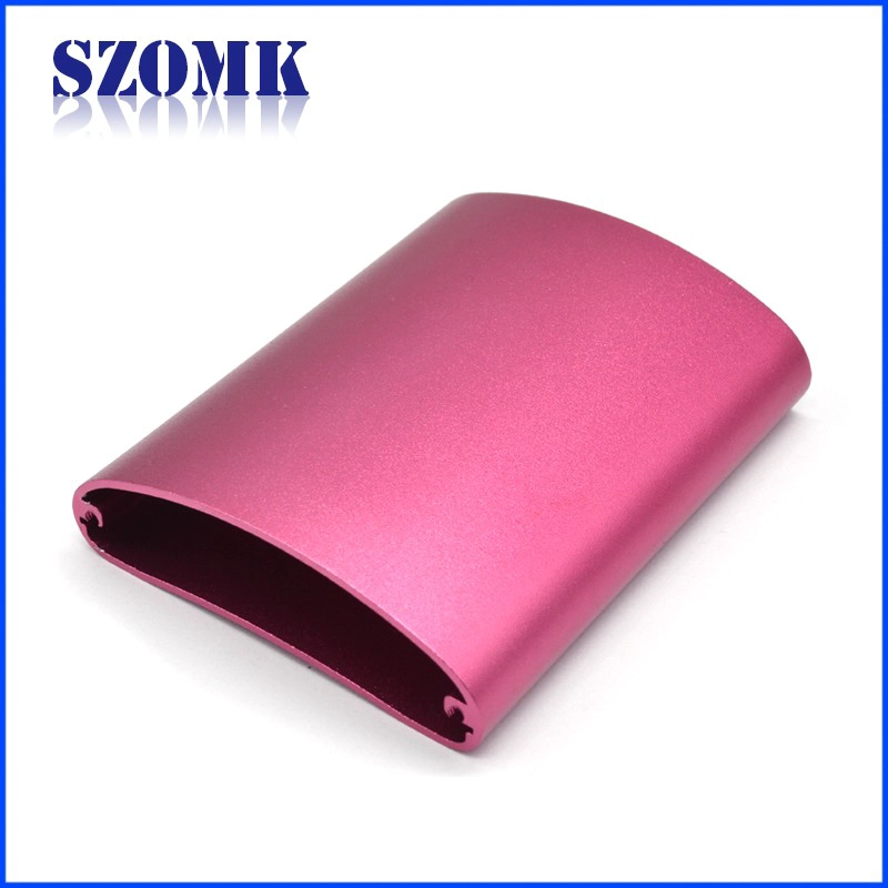 industrial aluminum electronic project enclosure custom aluminum amplfier casing with 91*70*20mm